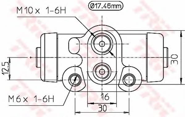 TRW BWC173 Wheel Brake Cylinder BWC173: Buy near me in Poland at 2407.PL - Good price!