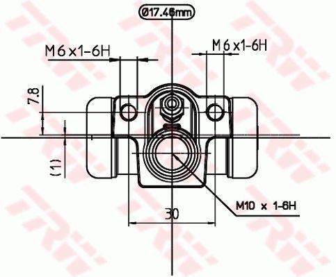 TRW BWC244 Wheel Brake Cylinder BWC244: Buy near me at 2407.PL in Poland at an Affordable price!