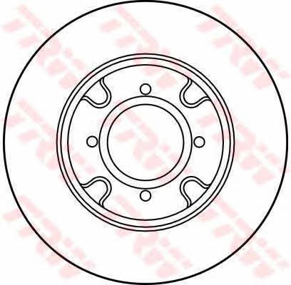 TRW DF1937 Unventilated front brake disc DF1937: Buy near me in Poland at 2407.PL - Good price!