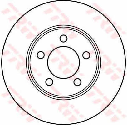 TRW DF2624 Диск гальмівний передній вентильований DF2624: Приваблива ціна - Купити у Польщі на 2407.PL!