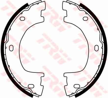TRW GS8777 Parking brake shoes GS8777: Buy near me in Poland at 2407.PL - Good price!
