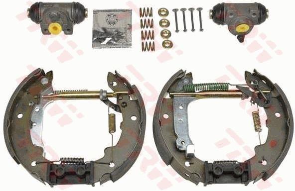  GSK1035 Brake shoes with cylinders, set GSK1035: Buy near me in Poland at 2407.PL - Good price!