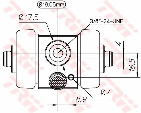 TRW BWD194 Cylinder hamulcowy, kołowy BWD194: Dobra cena w Polsce na 2407.PL - Kup Teraz!