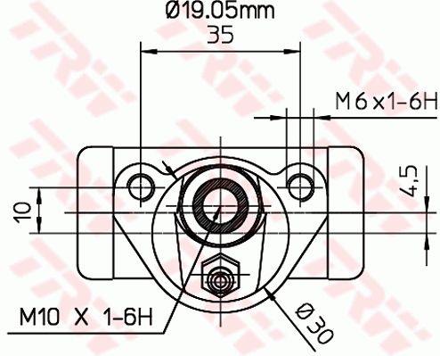 TRW BWD289 Cylinder hamulcowy, kołowy BWD289: Dobra cena w Polsce na 2407.PL - Kup Teraz!