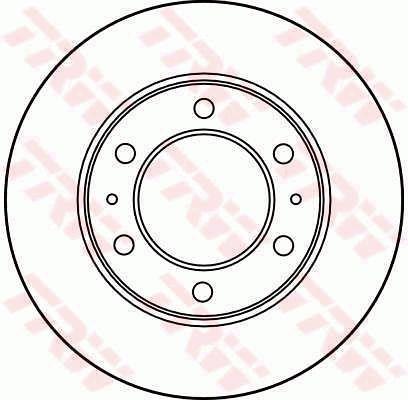 TRW DF3035 Front brake disc ventilated DF3035: Buy near me at 2407.PL in Poland at an Affordable price!