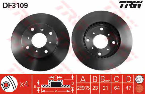 Buy TRW DF3109 at a low price in Poland!