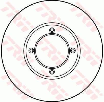 TRW DF3110 Innenbelüftete Bremsscheibe vorne DF3110: Kaufen Sie zu einem guten Preis in Polen bei 2407.PL!