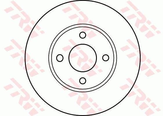 TRW DF4018 Wentylowana przednia tarcza hamulcowa DF4018: Dobra cena w Polsce na 2407.PL - Kup Teraz!