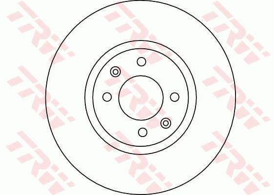TRW DF4141 Wentylowana przednia tarcza hamulcowa DF4141: Dobra cena w Polsce na 2407.PL - Kup Teraz!