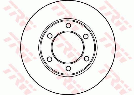 TRW DF4153 Front brake disc ventilated DF4153: Buy near me at 2407.PL in Poland at an Affordable price!