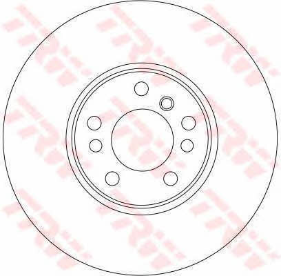 TRW DF4187S Front brake disc ventilated DF4187S: Buy near me in Poland at 2407.PL - Good price!