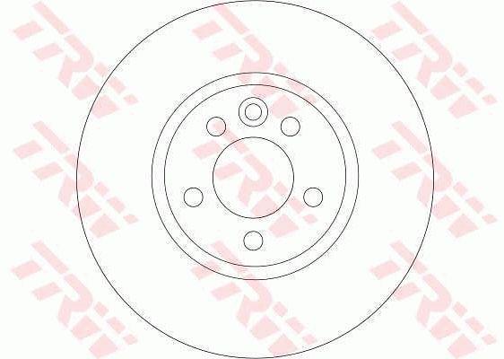 TRW DF4203 Диск гальмівний задній невентильований DF4203: Приваблива ціна - Купити у Польщі на 2407.PL!