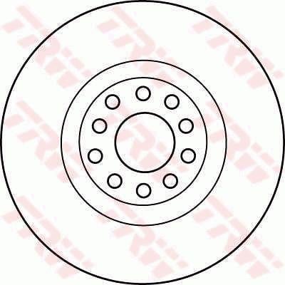 TRW DF4209S Front brake disc ventilated DF4209S: Buy near me in Poland at 2407.PL - Good price!