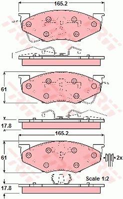 TRW GDB4008 Тормозные колодки дисковые TRW COTEC, комплект GDB4008: Отличная цена - Купить в Польше на 2407.PL!