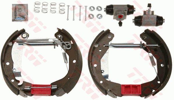 TRW GSK1624 Brake shoes with cylinders, set GSK1624: Buy near me in Poland at 2407.PL - Good price!
