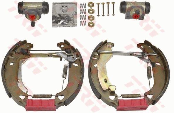 TRW GSK1727 Brake shoes with cylinders, set GSK1727: Buy near me in Poland at 2407.PL - Good price!