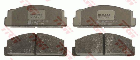 TRW GDB106 TRW COTEC disc brake pads, set GDB106: Buy near me in Poland at 2407.PL - Good price!