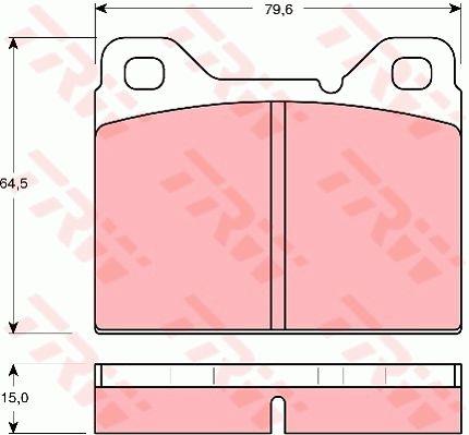 TRW GDB1065 TRW COTEC disc brake pads, set GDB1065: Buy near me at 2407.PL in Poland at an Affordable price!