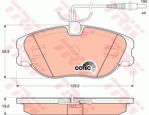 Купить TRW GDB1148 – отличная цена на 2407.PL!