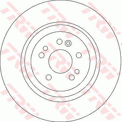 TRW DF4222 Front brake disc ventilated DF4222: Buy near me in Poland at 2407.PL - Good price!