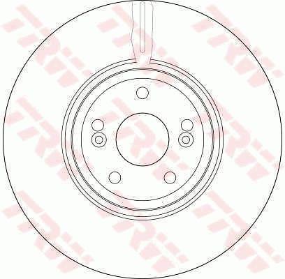 TRW DF4231S Front brake disc ventilated DF4231S: Buy near me in Poland at 2407.PL - Good price!