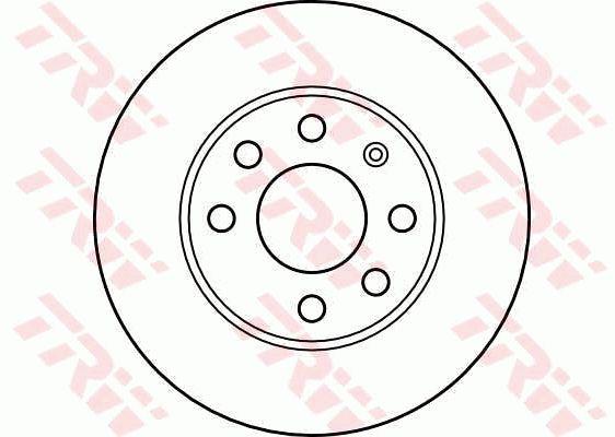 TRW DF4236 Front brake disc ventilated DF4236: Buy near me in Poland at 2407.PL - Good price!