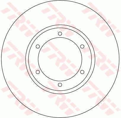 TRW DF4241 Front brake disc ventilated DF4241: Buy near me in Poland at 2407.PL - Good price!