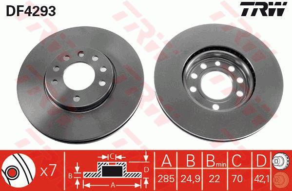 Купить TRW DF4293 – отличная цена на 2407.PL!