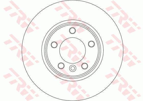 TRW DF4359 Front brake disc ventilated DF4359: Buy near me in Poland at 2407.PL - Good price!