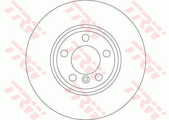 TRW DF4361 Front brake disc ventilated DF4361: Buy near me in Poland at 2407.PL - Good price!
