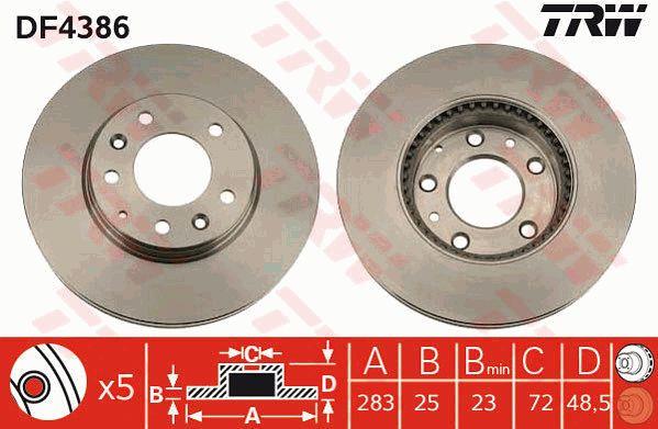 Buy TRW DF4386 at a low price in Poland!