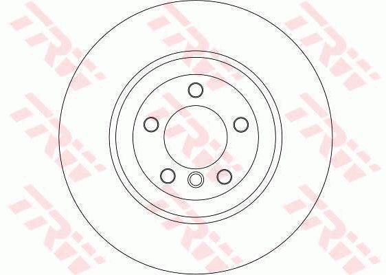 TRW DF4389S Rear ventilated brake disc DF4389S: Buy near me in Poland at 2407.PL - Good price!