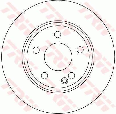 TRW DF4393 Front brake disc ventilated DF4393: Buy near me in Poland at 2407.PL - Good price!