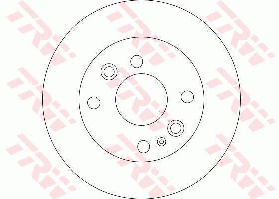 TRW DF4438 Front brake disc ventilated DF4438: Buy near me in Poland at 2407.PL - Good price!