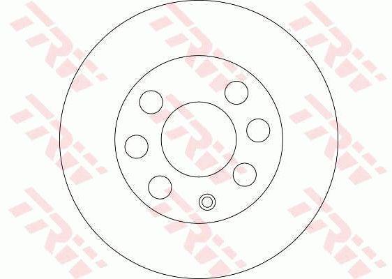 TRW DF4439 Front brake disc ventilated DF4439: Buy near me in Poland at 2407.PL - Good price!