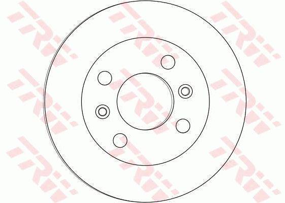 TRW DF4458 Front brake disc ventilated DF4458: Buy near me in Poland at 2407.PL - Good price!