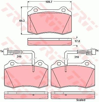 TRW GDB1392 TRW COTEC Scheibenbremsbeläge, Satz GDB1392: Kaufen Sie zu einem guten Preis in Polen bei 2407.PL!