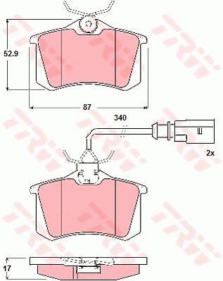 TRW GDB1417 Klocki hamulcowe TRW COTEC, komplet GDB1417: Atrakcyjna cena w Polsce na 2407.PL - Zamów teraz!