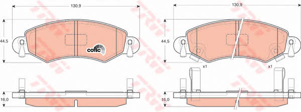 Buy TRW GDB1420 at a low price in Poland!