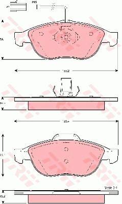 TRW GDB1441 TRW COTEC Scheibenbremsbeläge, Satz GDB1441: Kaufen Sie zu einem guten Preis in Polen bei 2407.PL!