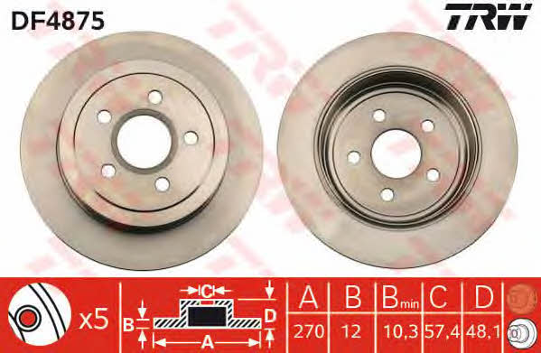 Купити TRW DF4875 за низькою ціною в Польщі!