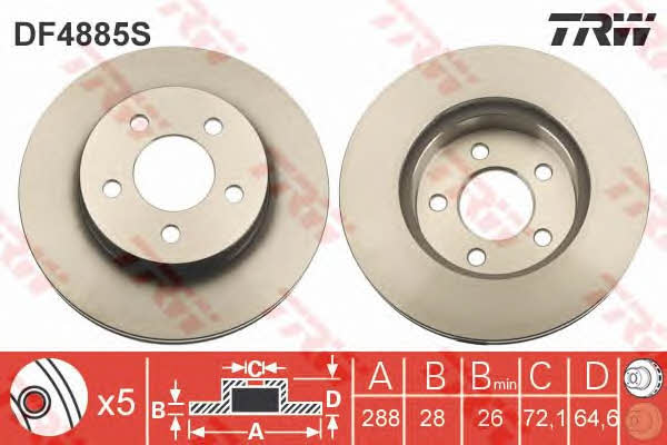 Купити TRW DF4885S за низькою ціною в Польщі!