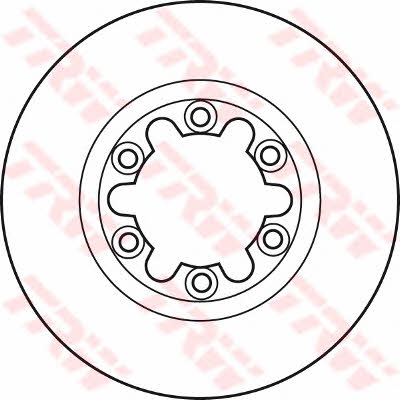 TRW DF4898 Front brake disc ventilated DF4898: Buy near me in Poland at 2407.PL - Good price!