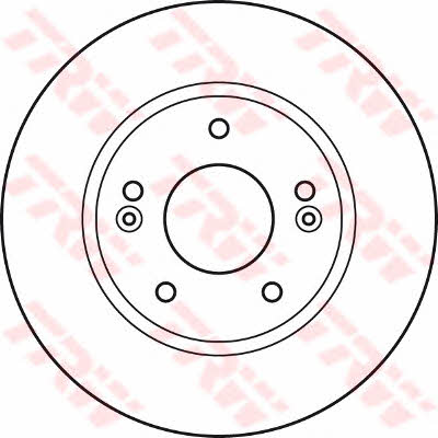 TRW DF4922 Front brake disc ventilated DF4922: Buy near me in Poland at 2407.PL - Good price!