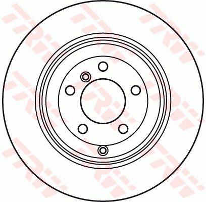 TRW DF4955S Tarcza hamulcowa tylna, niewentylowana DF4955S: Dobra cena w Polsce na 2407.PL - Kup Teraz!