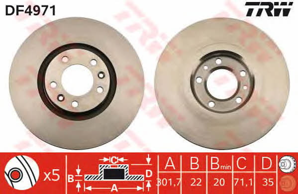 Купить TRW DF4971 по низкой цене в Польше!