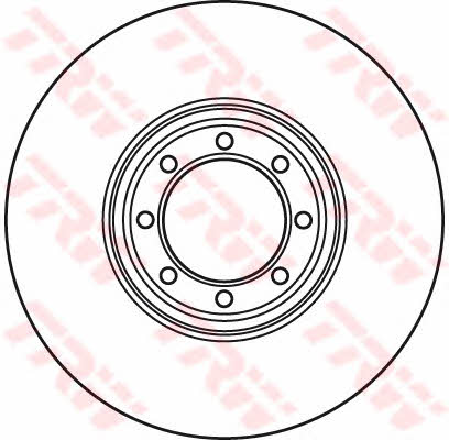 TRW DF4985S Rear ventilated brake disc DF4985S: Buy near me in Poland at 2407.PL - Good price!
