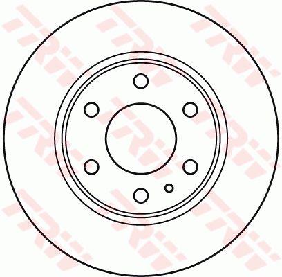 TRW DF4992S Tarcza hamulcowa tylna, niewentylowana DF4992S: Dobra cena w Polsce na 2407.PL - Kup Teraz!