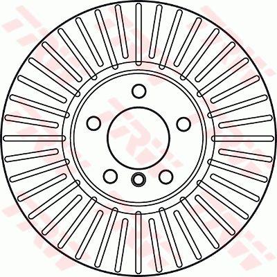 TRW DF6003S Front brake disc ventilated DF6003S: Buy near me in Poland at 2407.PL - Good price!