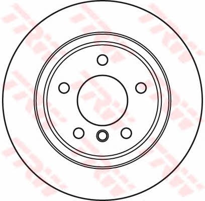TRW DF6033 Rear ventilated brake disc DF6033: Buy near me in Poland at 2407.PL - Good price!
